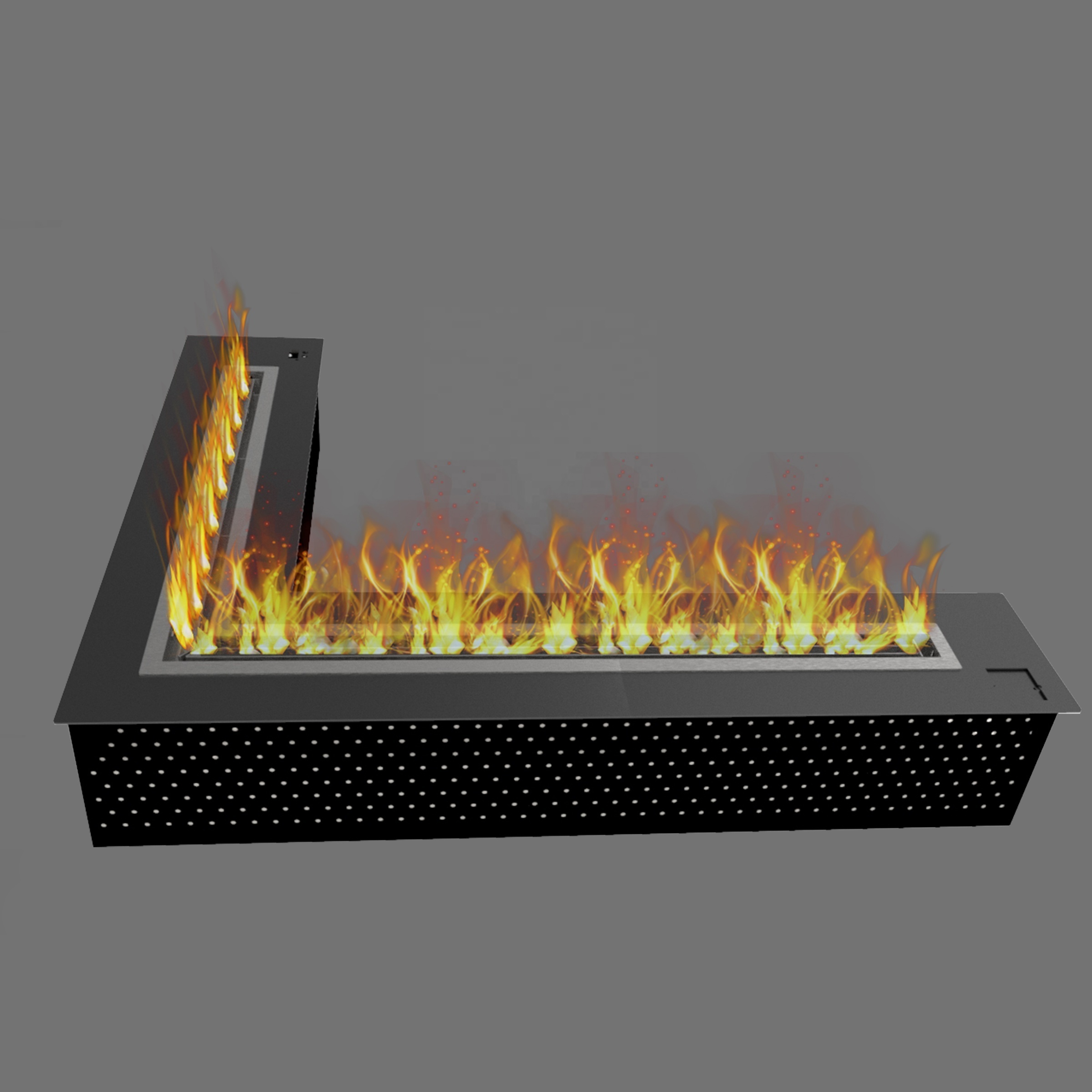 Special Design Bio ethanol Fireplace Burner Alcohol Burning Fireplace Insert Ribbon Fire Burner