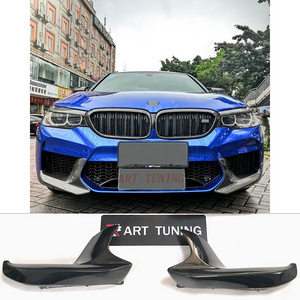 M5 style carbon fiber front bumper lip splitter for BMW F90 M5