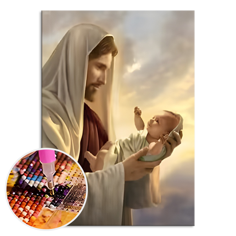 5D Diamond painting Jesus  full diy diamond wall art for living room home decoration for kids