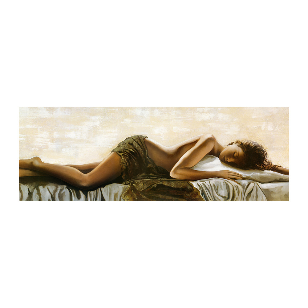 Fashion Decorative Painting Picture for Hotels Living Room Art Painting Sexy Nude Women Oil Printed Canvas Classical 1 Set 61024