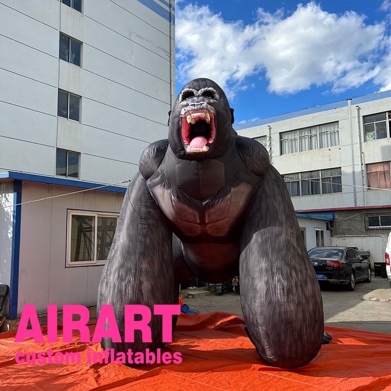 Customized Huge Size Inflatable Monkey Mascot Inflatable Cartoon Inflatable Gorilla Model