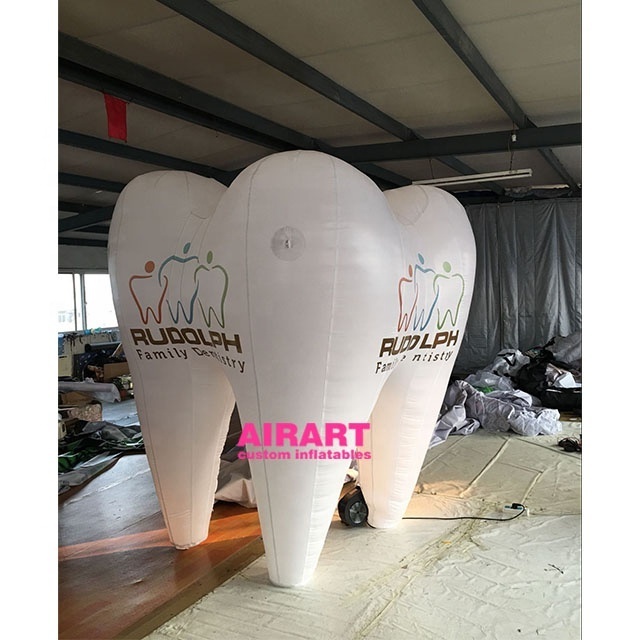 Toothpaste Store Advertising Inflatables Inflatable White Tooth Model