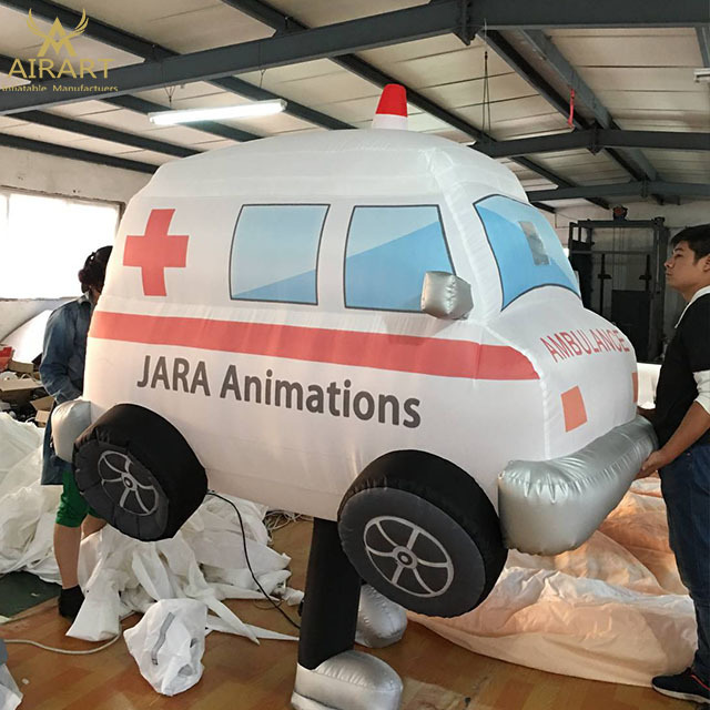 Advertising inflatable ambulance costume inflatable car costume