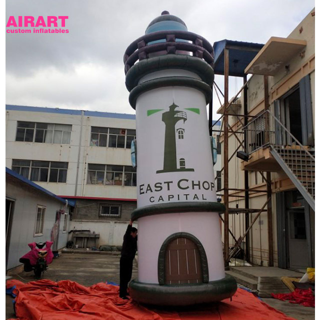 Big Inflatable Light Tower Lighting Inflatable Lighthouse Model For Advertising