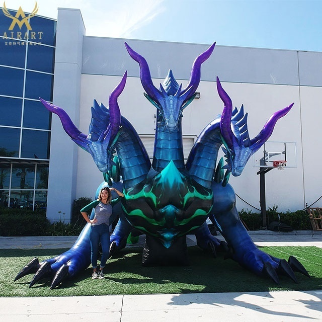 Art Gallery decoration huge inflatable dragon balloon customized halloween festival monster character