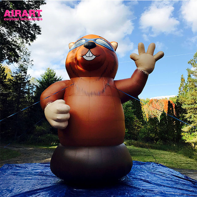 2020 Hot sale giant inflatable groundhog for advertising