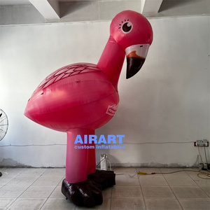 air blow up flamingo bird balloon,beautiful inflatable flamingo bird mascot for sale