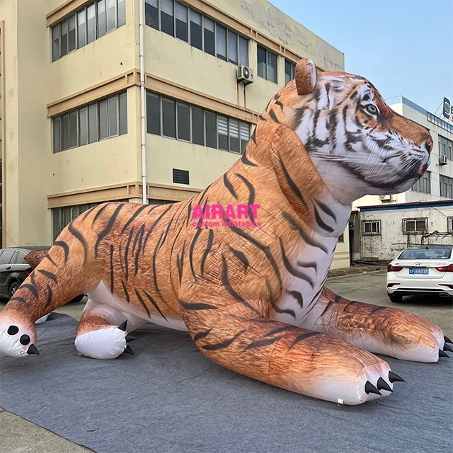 Giant Inflatable Animals, Customized Inflatable Tiger, Outdoor Decoration Mascot Statue