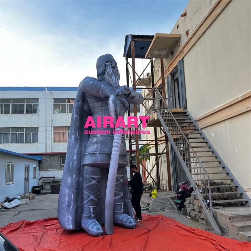 Manufacture custom giant size decorating inflatable Viking cartoon,inflatable Viking soldier mascot