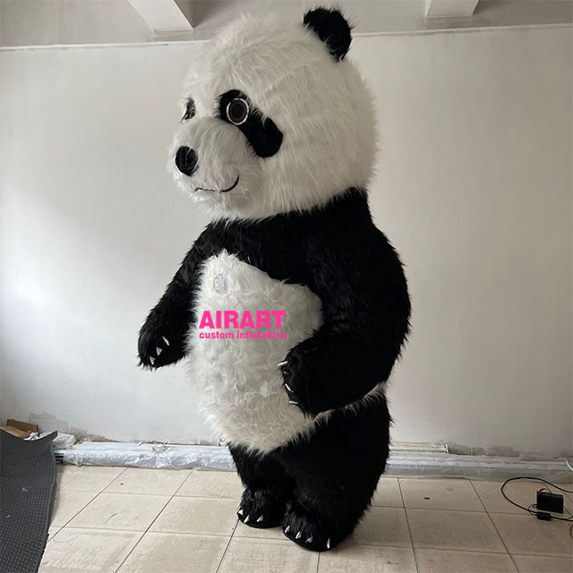 Hot sale inflatable Panda costume inflatable animal costume