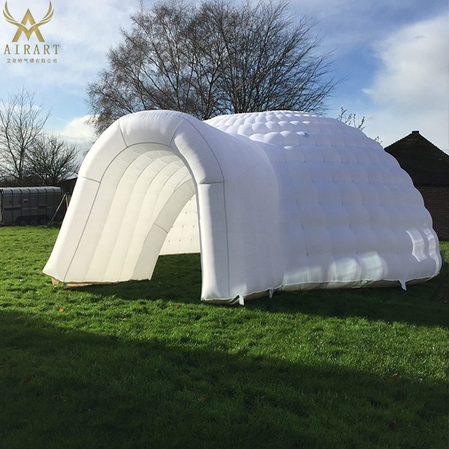 A03 with led lighting dome inflatable Ice house shape tent , small 3m inflatable Snow house tent Central Park decor