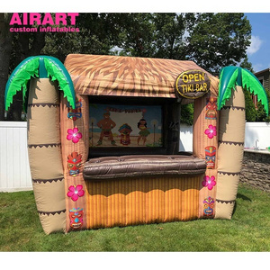 Beach party inflatable Tiki bar exhibition serving inflatable pub tent for sale