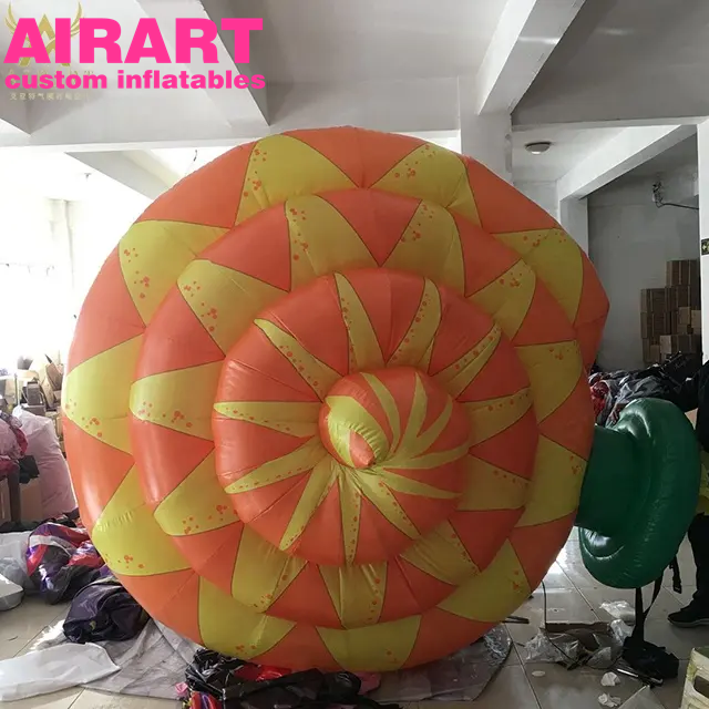 attractive Customizable color inflatable snail shell costume factory price