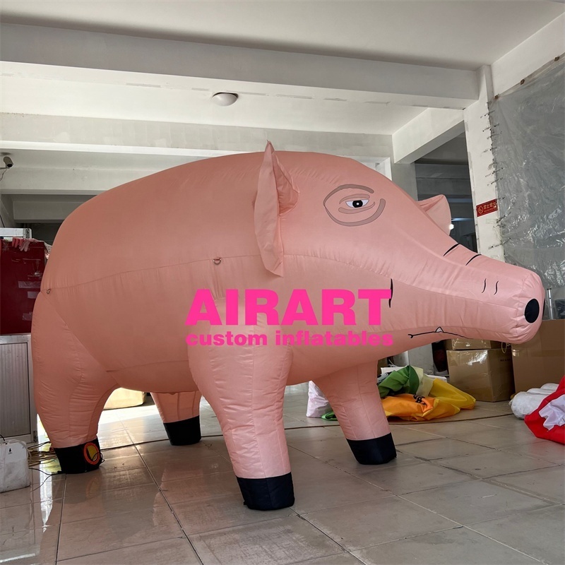 Inflatable pink pig inflatable animal pig cartoon