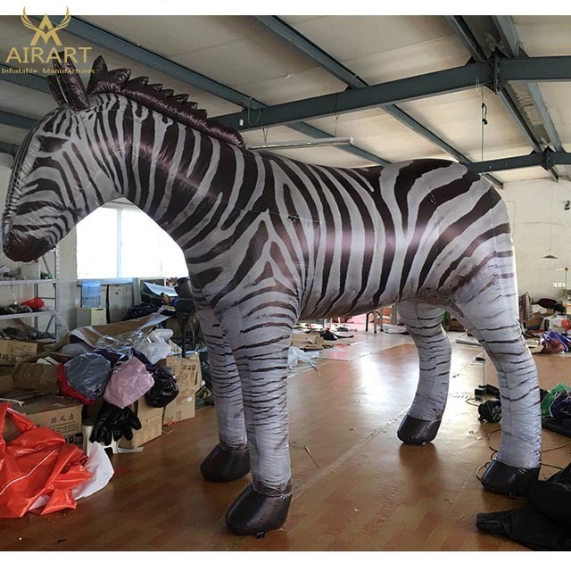 giant inflatable zebra horse balloon,inflatable zoo event decoration,inflatable wild horse balloon for advertising