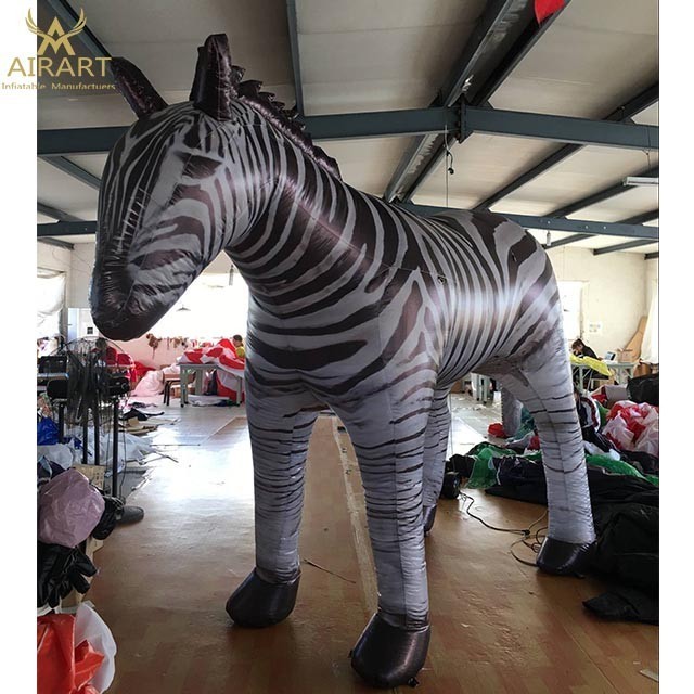 giant inflatable zebra horse balloon,inflatable zoo event decoration,inflatable wild horse balloon for advertising