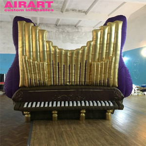 Music festival stage decoration inflatable piano balloon toy props