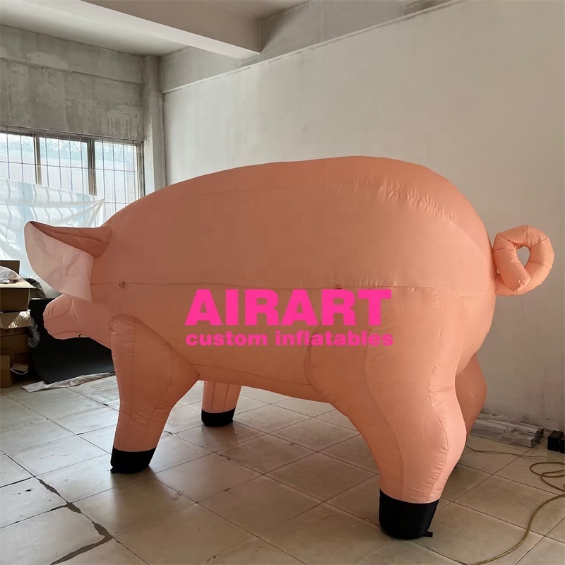 Inflatable pink pig inflatable animal pig cartoon