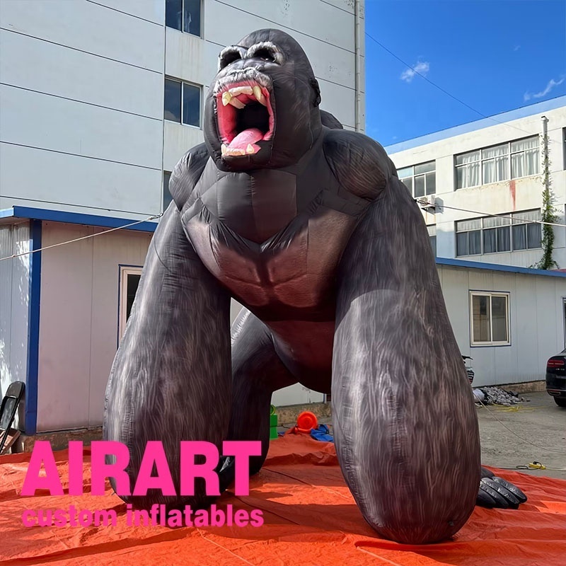 Customized Huge Size Inflatable Monkey Mascot Inflatable Cartoon Inflatable Gorilla Model