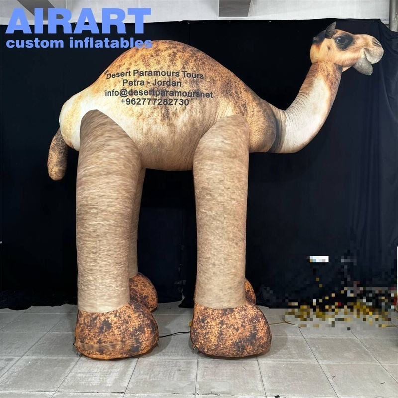 Simulate style show decoration inflatable camel,inflatable realistic camel animal balloon