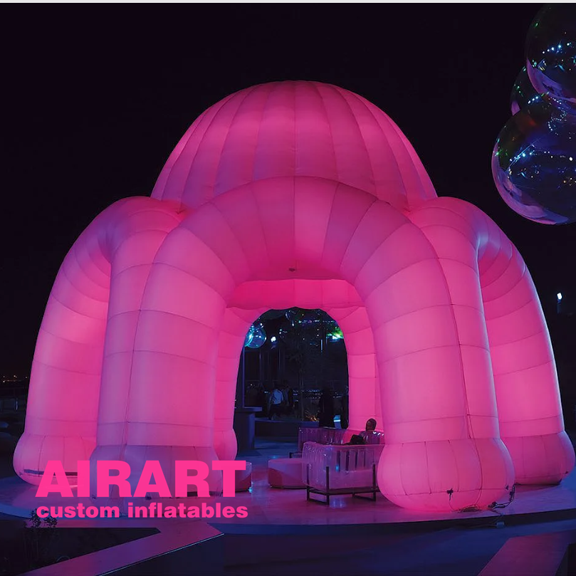 beauty inflatable castle tent,giant inflatable castle arch building structure