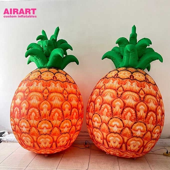 realistic looking Inflatable Pineapple advertising balloon,giant inflatable fresh pineapple fruit toy balloon for promotional