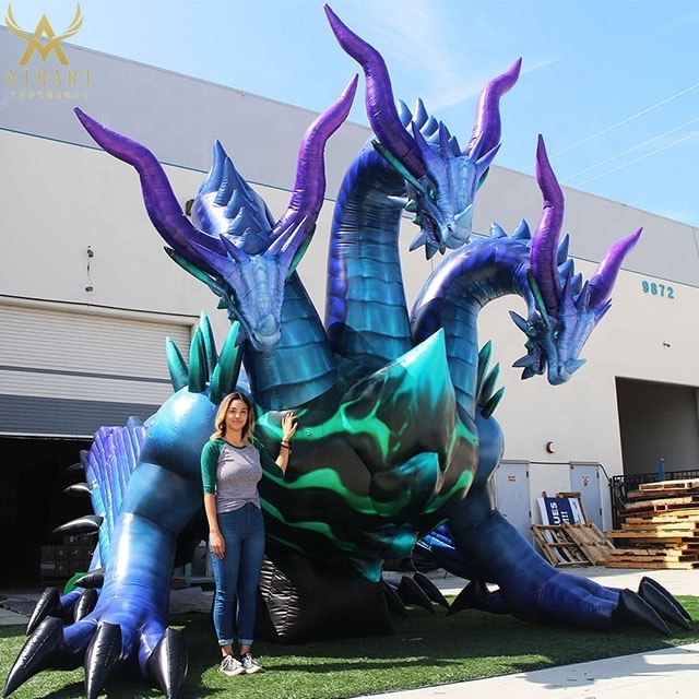 Art Gallery decoration huge inflatable dragon balloon customized halloween festival monster character