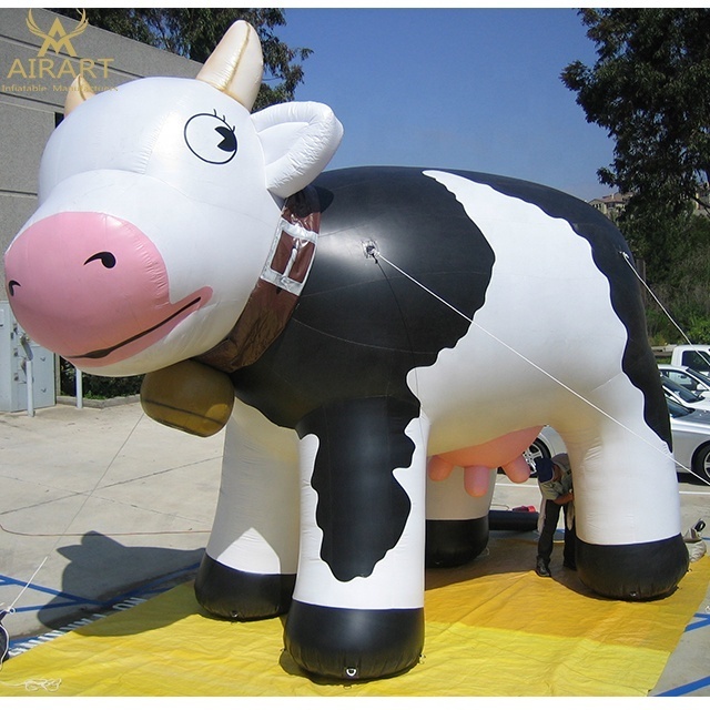 Giant inflatable cow adorn inflatable animal cartoon mascot