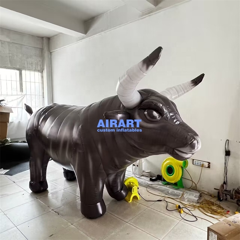 Hot sale activity decorate inflatable OX cow costume,events inflatable animal suit for sale