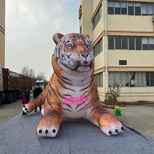 Giant Inflatable Animals, Customized Inflatable Tiger, Outdoor Decoration Mascot Statue