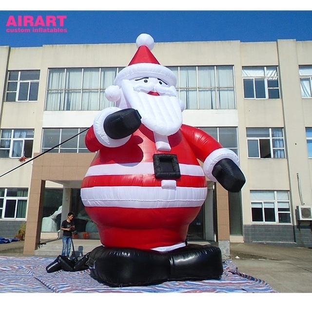 Cheap high quality inflatable Santa for outdoor Christmas decorations