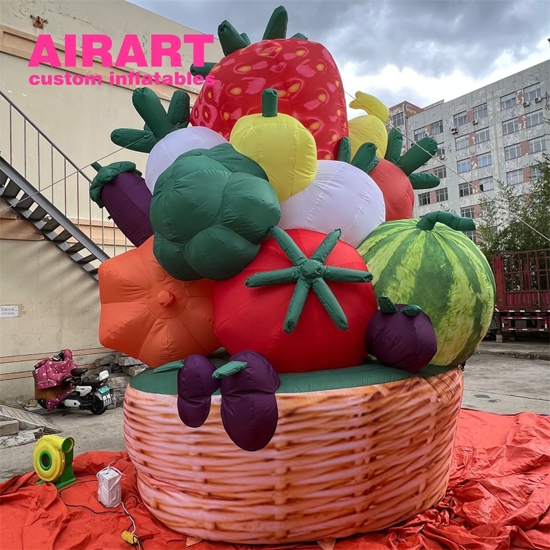 bespoke fruit statue inflatable watermelon fruit balloon,building art decoration air balloon large air fruit balloon ideas