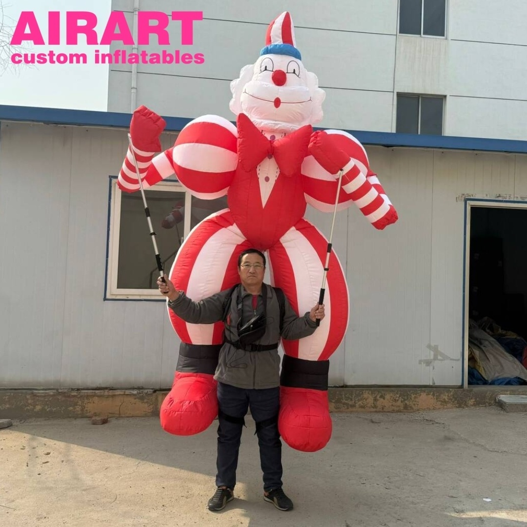 Circus Activities Inflatable Adults Puppet Walking Inflatable Clown Puppet Customize Inflatable Puppet Costume From Artair