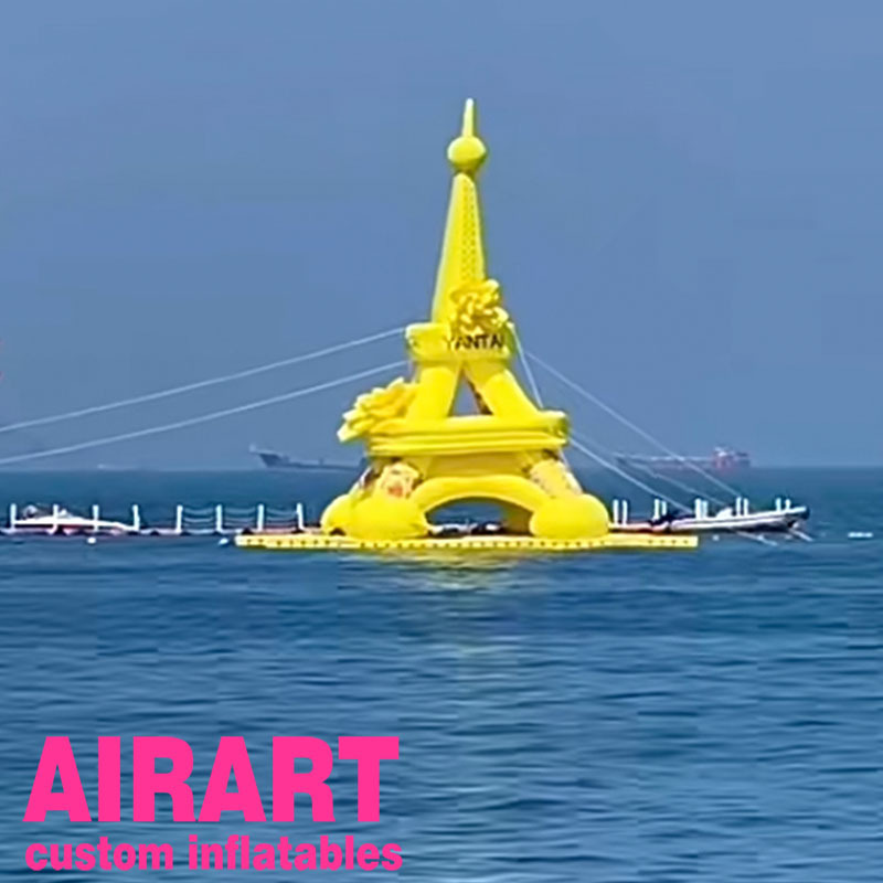 blow up Eiffel Tower,inflatable huge Iron Tower air installation building balloon for advertising decoration