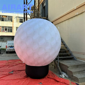 Outdoor golf course advertising decorated inflatable golf balls balloon for sale