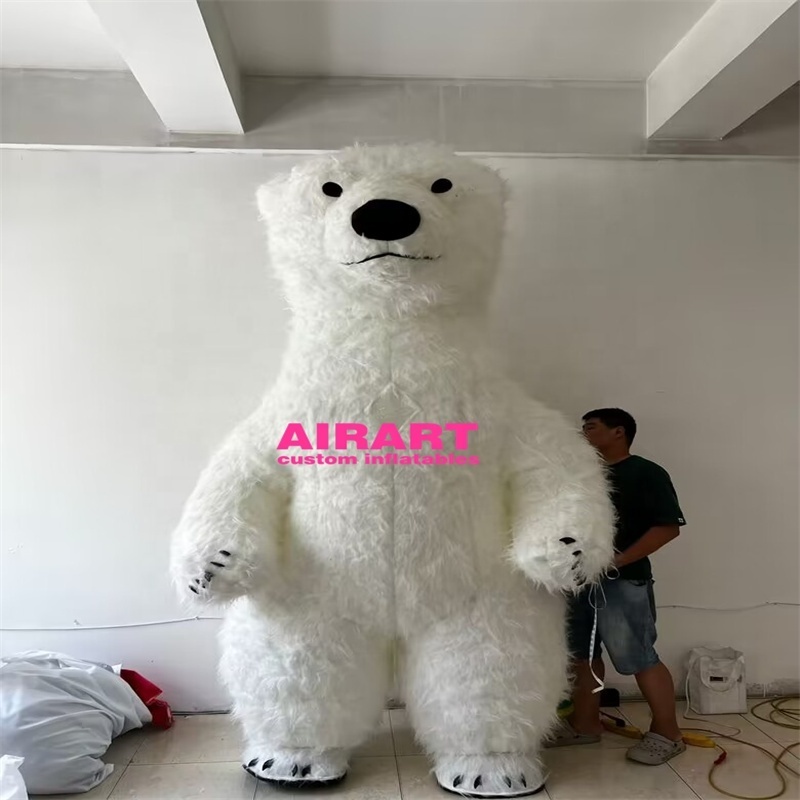 Animal suit inflatable bear costume inflatable polar bear costume