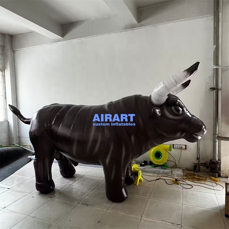 Hot sale activity decorate inflatable OX cow costume,events inflatable animal suit for sale