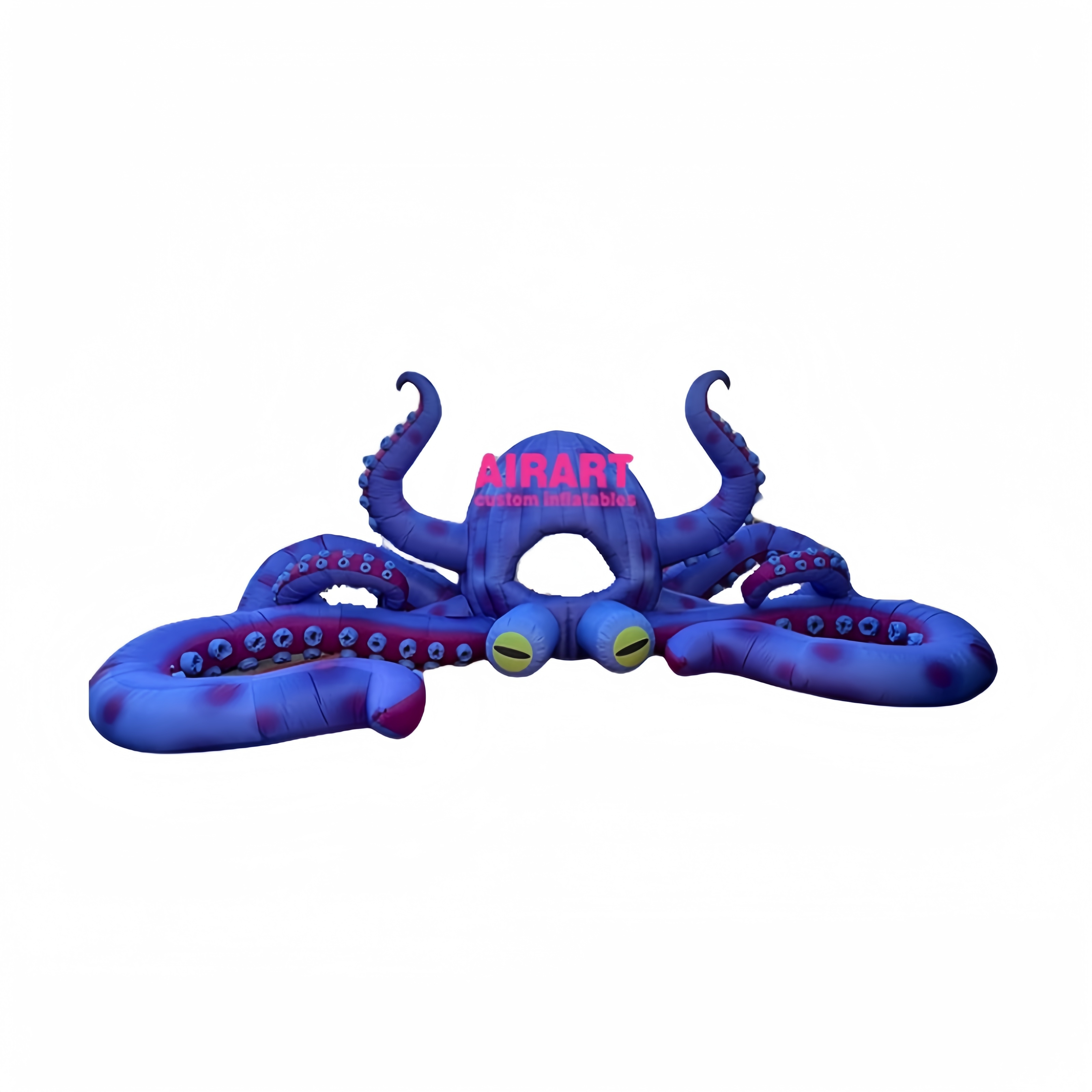 Led colorful inflatable octopus tentacles squid model tent