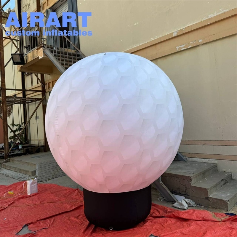 Outdoor golf course advertising decorated inflatable golf balls balloon for sale