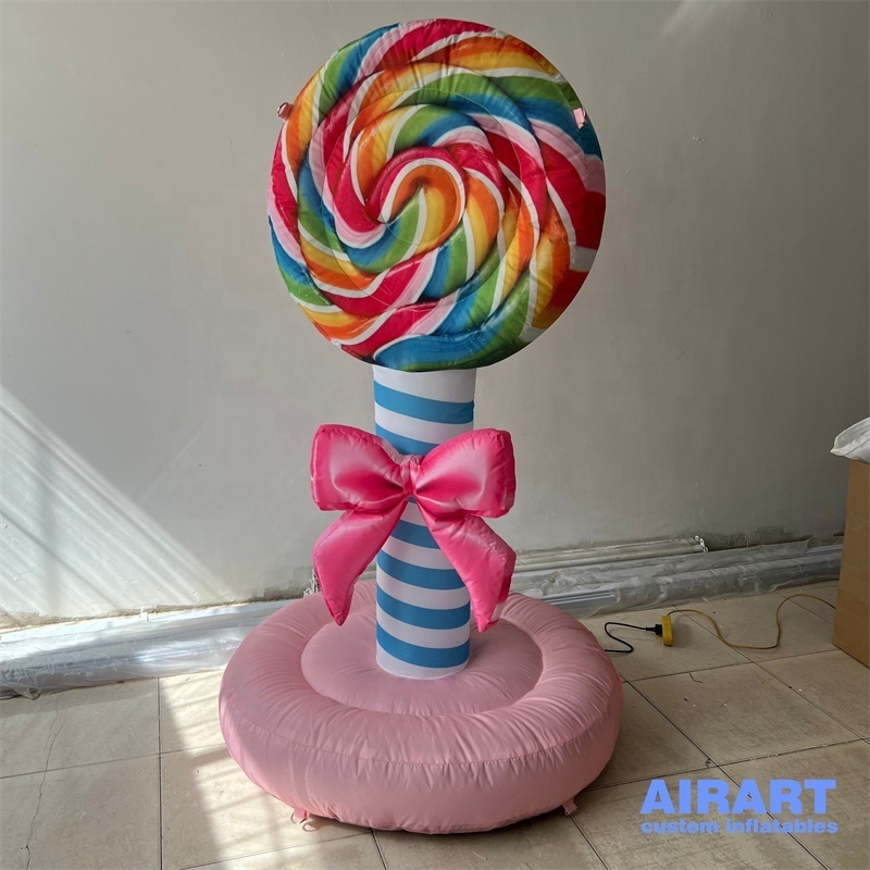 Hot sale Inflatable Colorful lollipops inflatable inflatable candy