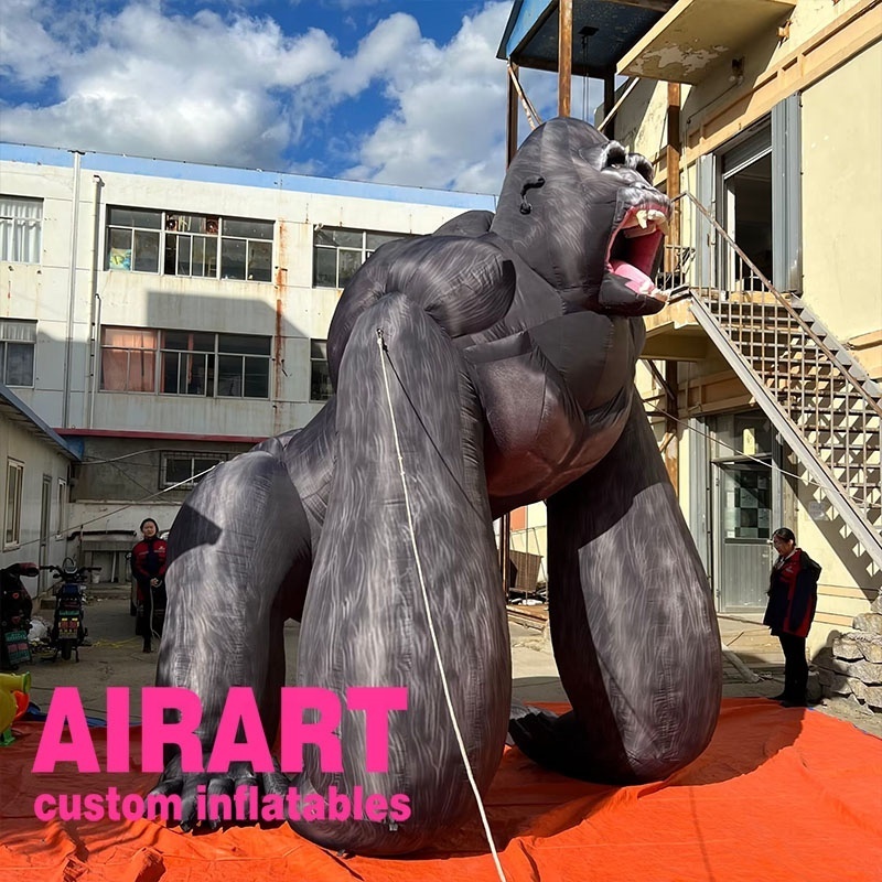 Customized Huge Size Inflatable Monkey Mascot Inflatable Cartoon Inflatable Gorilla Model