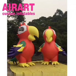 Standing up inflatable Parrot bird balloon, giant inflatable Parrot cartoon character