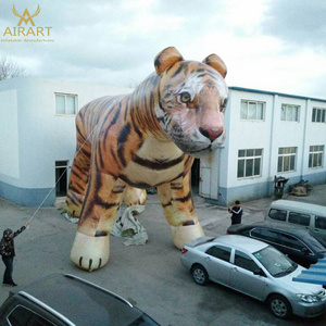 Giant inflatable printing tiger model animal balloon for advertising