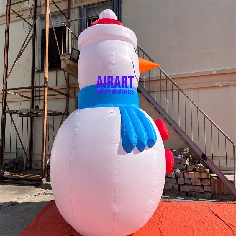 2023 funny outdoor inflatables Christmas  inflatable bumble snowman Decor Yard