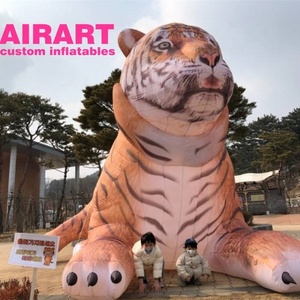 Giant Inflatable Animals, Customized Inflatable Tiger, Outdoor Decoration Mascot Statue