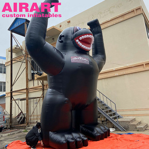 A2 Custom stage performance funny monsters animals new design toys giant inflatable gorilla