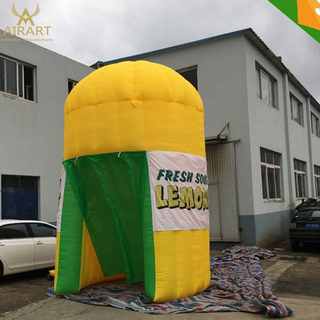 inflatable fast food/drinks booth tent,inflatable lemonade stand tent