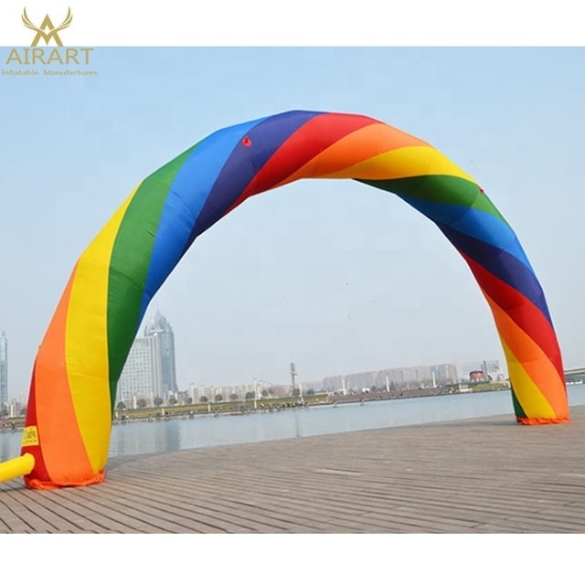 Best popular inflatable rainbow arch inflatable tire advertising inflatable arch