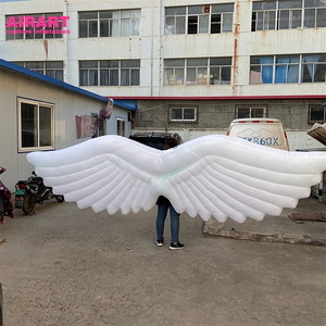 Angel wings inflatable decoration costume LED lighting fairy wings for party