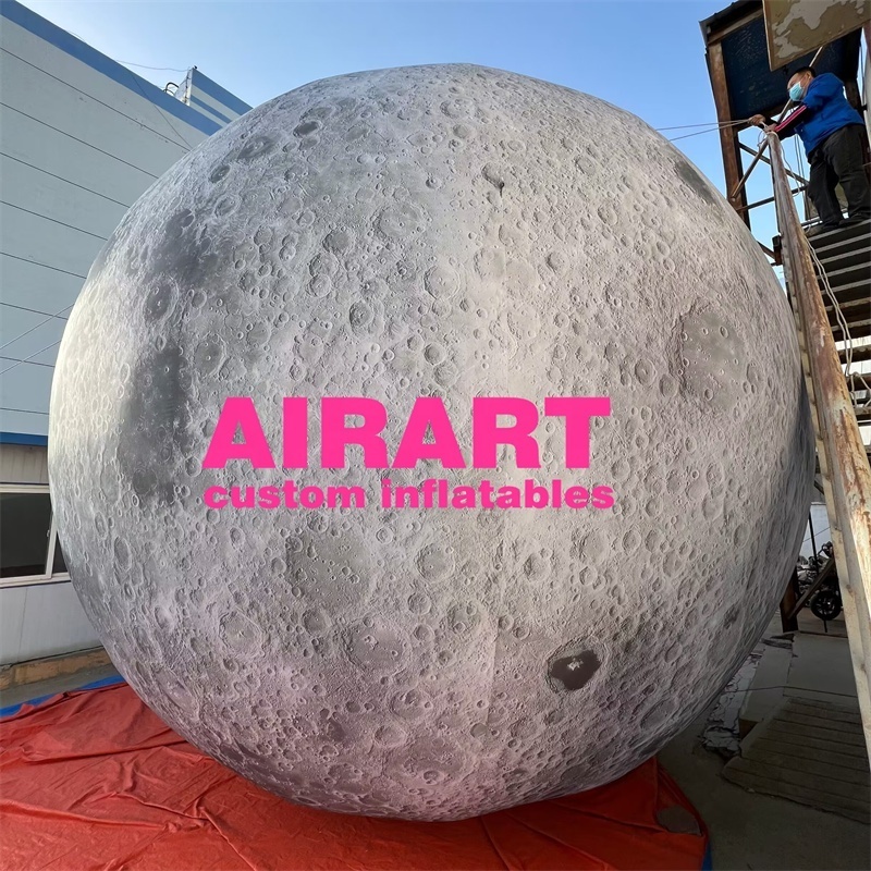 Planets Party Giant Inflatable Decoration, Big Inflatable Moon, High Quality Inflatable Moon Balloon